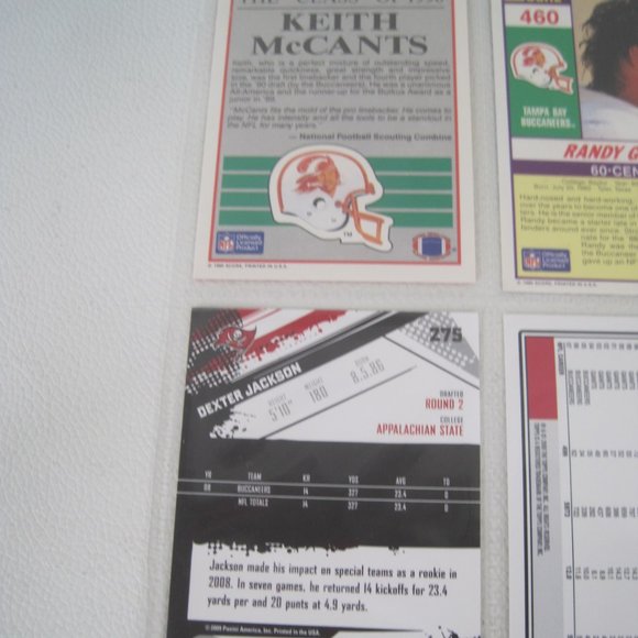 Lot Of 8 Tampa Bay Buccaneers NFL Player Cards - Picture 6 of 12